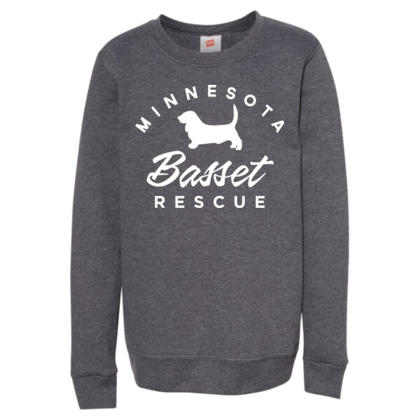 Hanes - Ecosmart® Youth Crewneck Sweatshirt - Printed Logo Thumbnail
