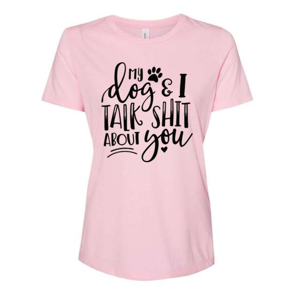 Bella & Canvas Women's Relaxed Fit TriBlend Tee -  Printed Logos Thumbnail