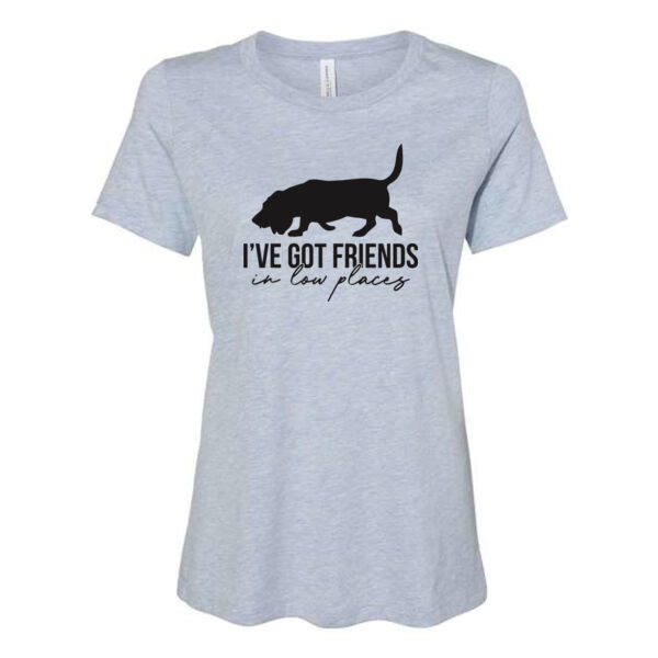 Bella+Canvas Women's Relaxed Fit Heather CVC Tee - Printed Logos Thumbnail