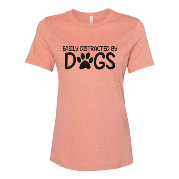 Bella+Canvas Women's Relaxed Fit Heather CVC Tee - Printed Logos Thumbnail