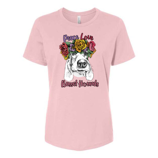 Bella & Canvas Women's Relaxed Jersey Tee - Printed Logos Thumbnail