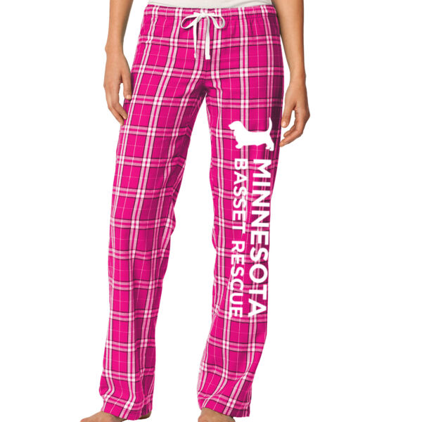 District ® Women’s Flannel Plaid Pant - Printed Logo Thumbnail