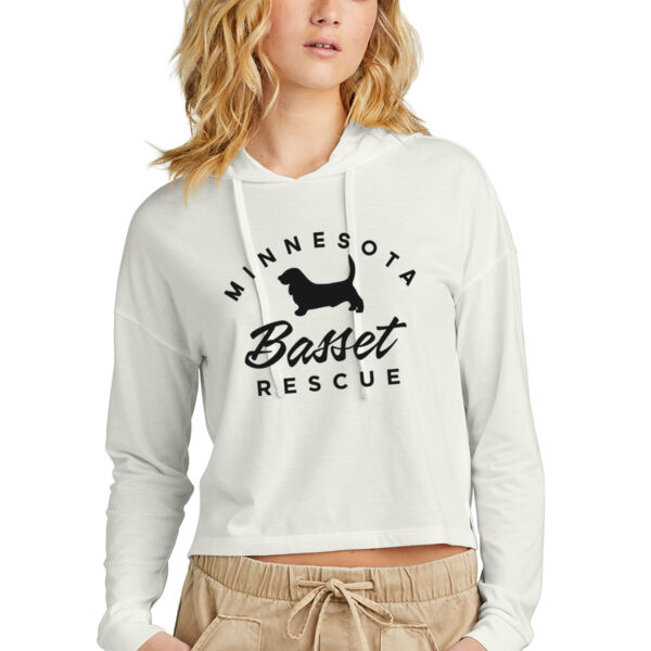 District® Women’s Perfect Tri® Midi Long Sleeve Hoodie - Printed Logo Thumbnail