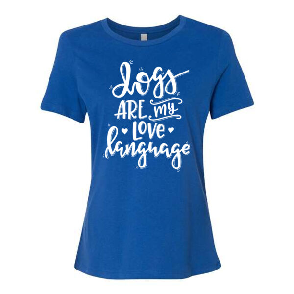 BELLA + CANVAS - Women’s Relaxed Jersey Tee - Printed Logos Thumbnail